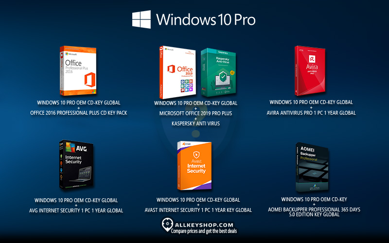 Microsoft Windows 10 Pro OEM Key  Ottieni la tua licenza a buon mercato CD  Key - RoyalCDKeys