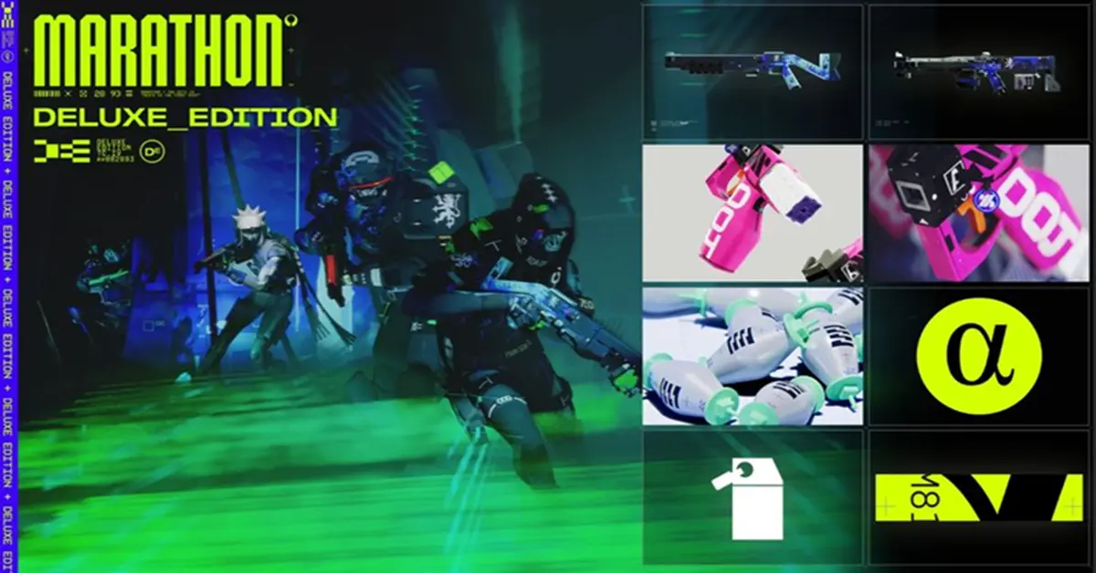 Gameplay screenshot of Marathon or a collage of March Game Pass titles