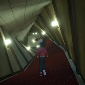 A Pizza Delivery - Warped Hallway