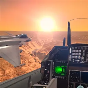 Airplane Flight Simulator Combat Zone - Flight Deck