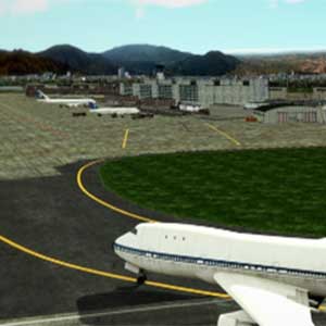 Huge international airport