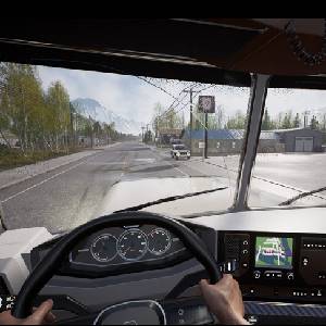 Alaskan Road Truckers - Interior Camera View