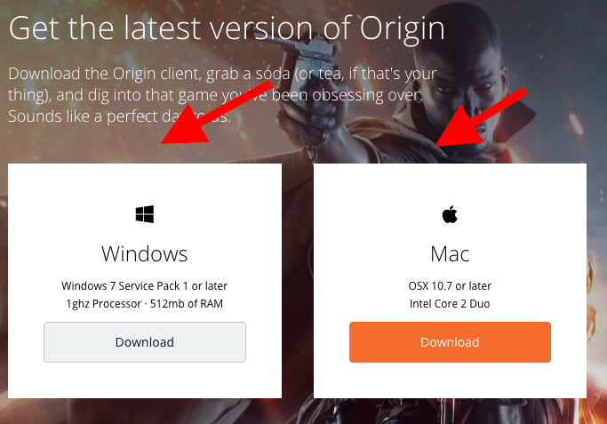 download a game with activation key origin