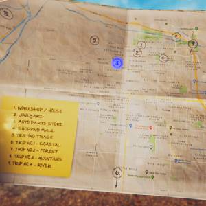 American Camper Simulator - Map