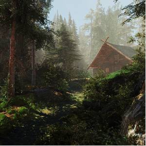 Among the Trolls - Wooden Cabin