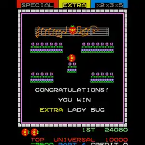 Arcade Archives 2 Lady Bug - Collect Letters