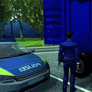 Autobahn-Police Simulator 2015 - Checking on the Blue Container