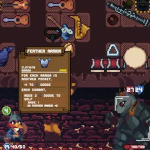 Backpack Dungeon - Feather Armor