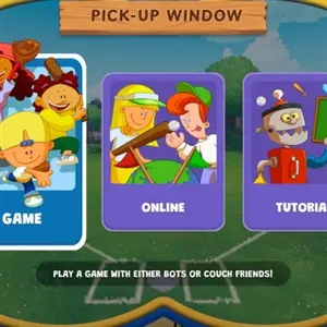 Backyard Baseball - Pick-up Window