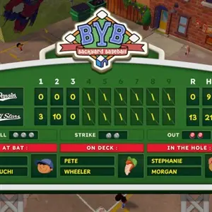 Backyard Baseball - Scoreboard