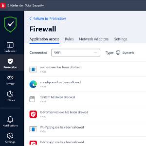 Bitdefender Total Security 2022 - Firewall