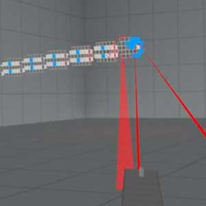 Shot and follow the line