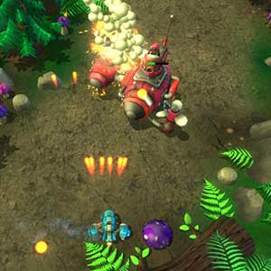 Firing back to enemy