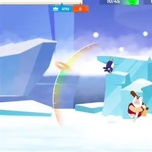 Bouncemasters 2: Pengu Throw - Swing arc