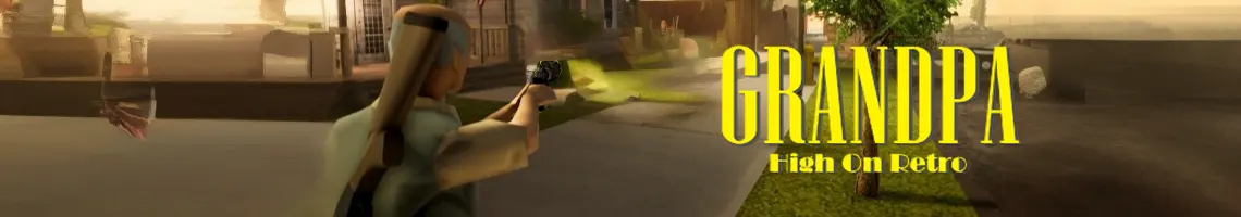 OVER-THE-TOP BOOMER SHOOTER WITH ARCADE SLOW MOTION: GRANDPA HIGH ON RETRO