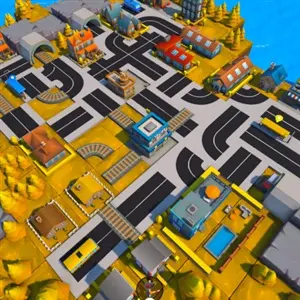 Busway Islands Puzzle - Tracks