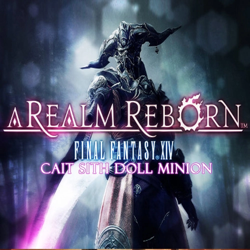 Final Fantasy 14 A Realm Reborn EU Cait Sith Doll Minion