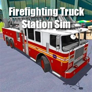 Firefighting Truck Station Sim