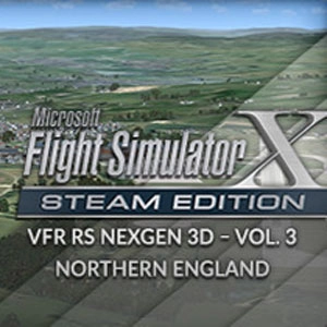 FSX Steam Edition VFR Real Scenery NexGen 3D Vol. 3 Northern England Add-On