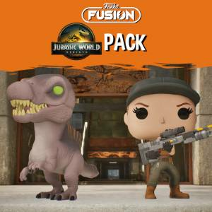 Funko Fusion Jurassic World Rebirth Pack 1 Zora Bennett and Spinosaurus Xbox Series X