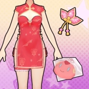 Buy Gal*Gun Double Peace Chinese Dress Costume Set PS4 Compare Prices