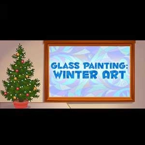 Glass Painting Winter Art