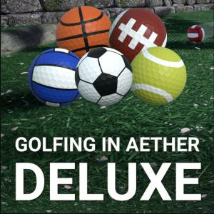 Golfing in Aether Deluxe Upgrade Playstation 5