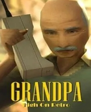 Grandpa High on Retro Pc