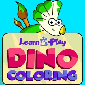 Learn & Play Dino Coloring