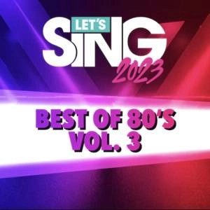 Let’s Sing 2023 Best of 80’s Vol. 3 Song Pack Playstation 4