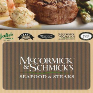 Buy McCormick & Schmick’s Restaurant Gift Card Compare Prices