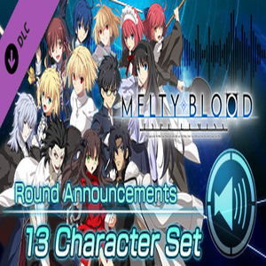 MELTY BLOOD TYPE LUMINA Round Announcements 13 Character Set