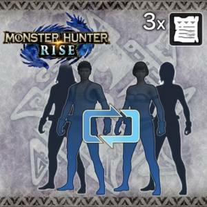 Monster Hunter Rise Three Character Edit Vouchers