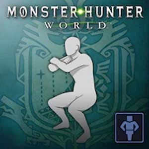 Monster Hunter World Gesture Squat Day