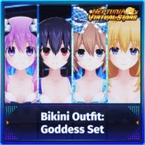 Neptunia Virtual Stars Bikini Outfit Goddess Set