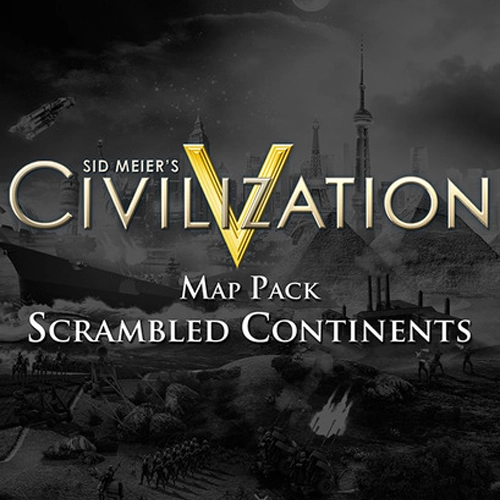 Sid Meier's Civilization 5 Scrambled Continents Map