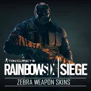 Buy Tom Clancys Rainbow Six Siege Zebra Weapon Skins PS4 Game Code Compare Prices