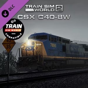 Train Sim World 4 Compatible CSX C40-8W Playstation 4