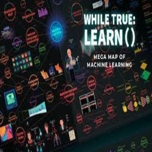 while True learn Mega Map of Machine Learning