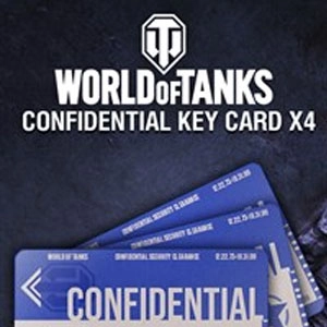 World of Tanks Confidential Key Cards