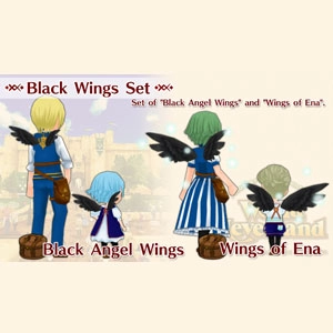 WorldNeverland Elnea Kingdom Black Wings Set Switch