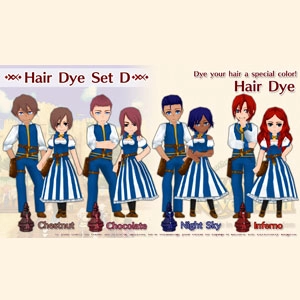 WorldNeverland Elnea Kingdom Hair Dye Set D