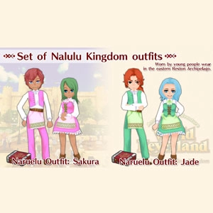 WorldNeverland Elnea Kingdom Set of Nalulu Kingdom outfits Switch