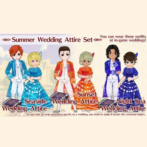 WorldNeverland Elnea Kingdom Summer Wedding Attire Set