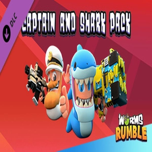 Worms Rumble Captain & Shark Double Pack