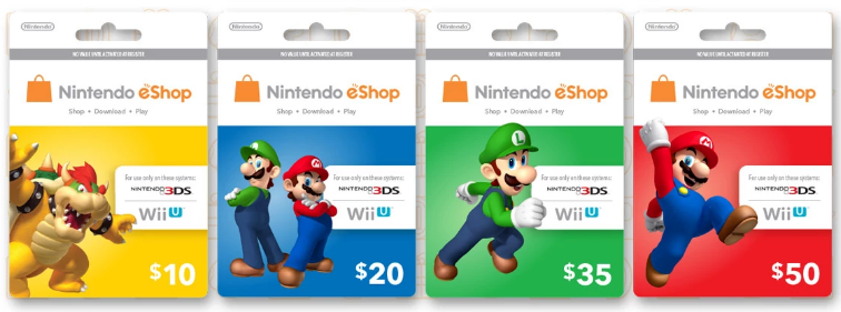  Nintendo Eshop Prepaid Card $50 for 3ds or Wii U by