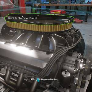 Car Mechanic Simulator 2018 - Round Air Filter Cover