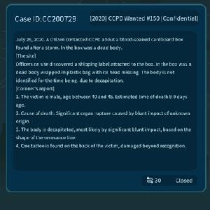CaseCracker - Database