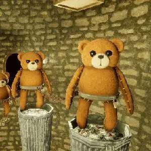 Chained in the Backrooms - Three Teddy Bears
