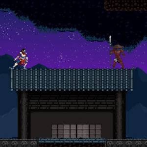 Chronicles of 2 Heroes Amaterasu’s Wrath - Fighting on Roof